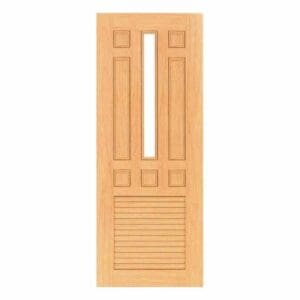 Cửa nhựa Đài Loan PAK – Mã SP: N83. Kích thước (mm): 800 x 2100. Khung Gỗ nhựa – Cánh PVC