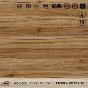 Sàn gỗ công nghiệp cao cấp 8ly Lamton AquaGuard – Mã AGL1601. ĐVT: m2