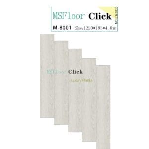 Sàn nhựa khóa hèm 4ly MSFloor Click – Mã: M-8001. ĐVT: m2