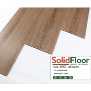 Sàn nhựa khóa hèm 4ly – Mã S8007. ĐVT: m2