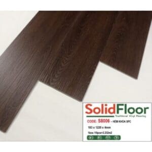 Sàn nhựa khóa hèm 4ly – Mã S8006. ĐVT: m2