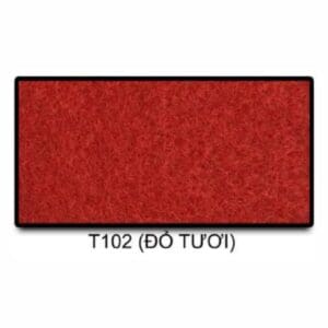 Thảm nỉ trơn – T102. KT: 2 x 50 (m). ĐVT: cuộn
