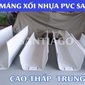Máng xối nhựa PVC. ĐVT: mét - Ảnh 2