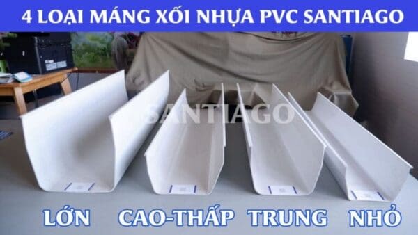 Máng xối nhựa PVC. ĐVT: mét - Hình ảnh 2