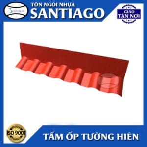 Tấm úp tường hiên. ĐVT: tấm
