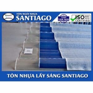 Tôn nhựa lấy sáng. ĐVT: tấm