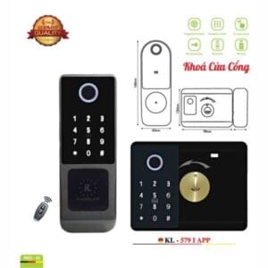 Khóa Điện Tử KASSLER – Mã SP: 579I APP (CÓ REMOTE)