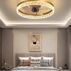 Quạt cổ trấn Model:trắng/vàng. M W3.bảo hành 5 năm