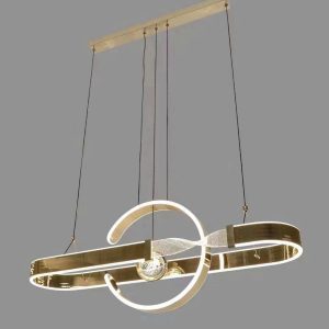 Đèn led thả trang trí Decor hiện đại vàng-DLTHD2023WH