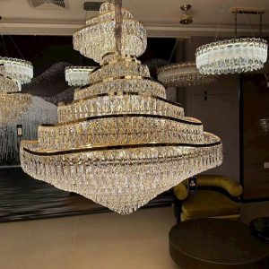Đèn chùm pha lê thông tầng DTT 86402