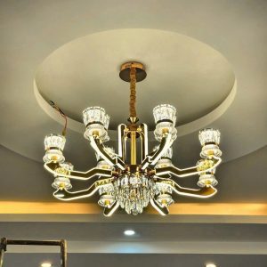 Đèn chùm pha lê cao cấp 12T.D900*H500mm