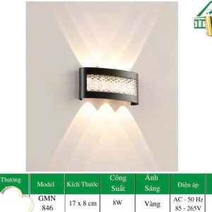 Đèn vách hắt tia GM846