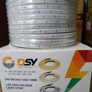 Dây Led Cuộn Bản Mạch 1 Hàng Led Siêu Sáng 12w/m 3 Chế Độ Vàng + Trắng + Trung Tính Dsy3m 2835-120d- 12mm